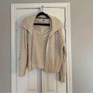 Universal Thread Knit Tank + Cardigan Set